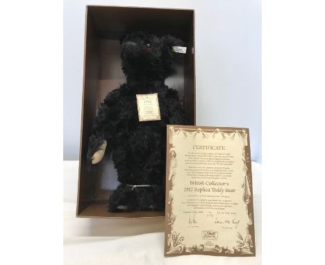 Steiff British Collectors 1912 Replica Teddy Bear. Ltd Edition 1791 of 3000, Mint and boxed, 48cms t.