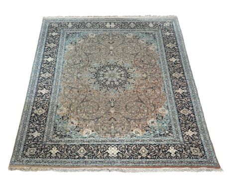 A Nain carpet, approximately 424 x 305cm