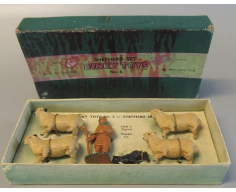 Dinky toys no.6-Shepherd set in original box. (B.P. 21% + VAT) 