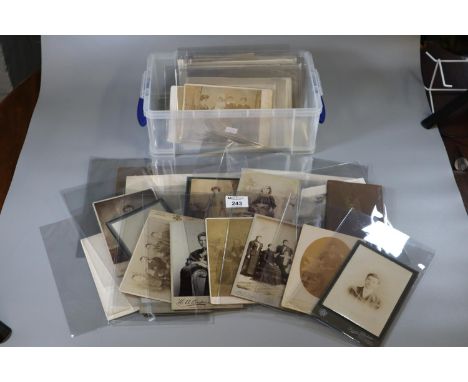 Plastic box containing assorted unframed black and white etchings including local interest, architectural, etc. Together with