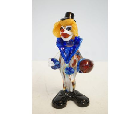 Original rare Murano glass clown decanter Height 22 cm 