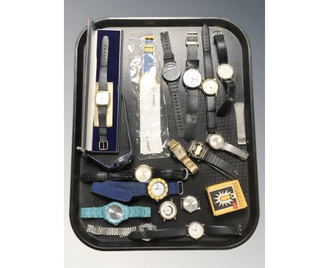Gent's wristwatches including Pulsar, Lorus, Timex, Ingersoll, etc. 