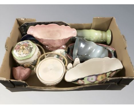 A collection of Maling lustre china 