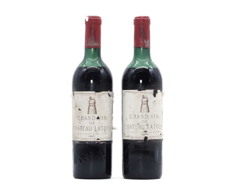 Chateau Latour, Pauillac, 1967 (2)
Provenance: from a private cellar in CambridgeCondition ReportSome light scuffs and knocks