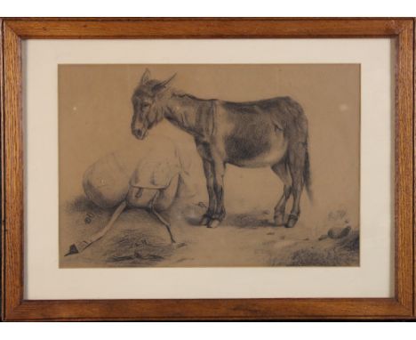Three Framed Pictures: A Print of a watercolour by Romilly Fedden dated 1924 of continental scene with figures 12½ ins x 9¾ i