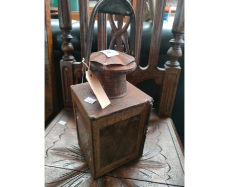 An Antique inter city Railway lamp 