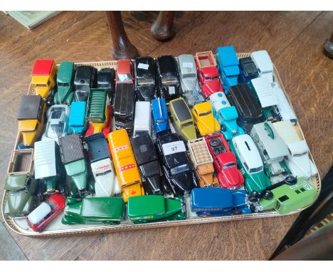 A Tray of play worn vehicles to include Corgi classics, budge vehicles &amp; many more 