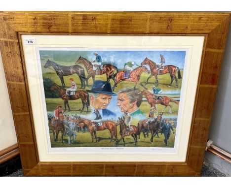 Peter DeighanArtist Proof limited edition print 1/7, ''Vincent & Lester's Champions'' from original painting by Peter Deighan