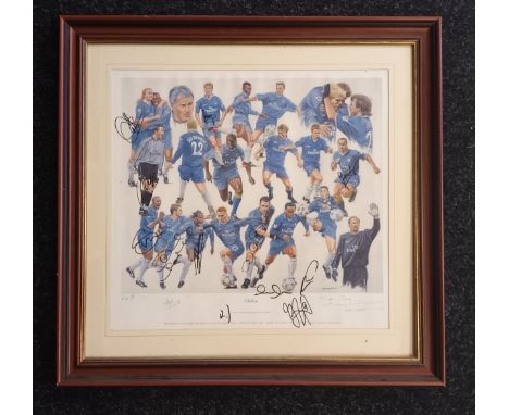 Peter DeighanArtists proof 1/6 Limited edition print ''Chelsea'' signed by some of the players to include Frank Lampard and J