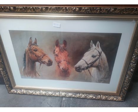 A limited edition print titled  we three kings by SL Crawford 