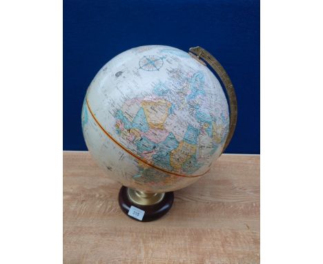 A World Globe on stand 