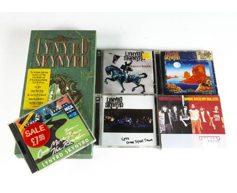 Lynyrd Skynyrd CDs / Box Set, seventeen CDs and a Box Set including The Definitive Lynyrd Skynyrd 3 CD Box, One More From The