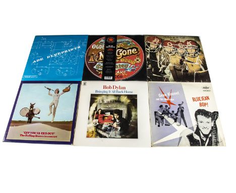 Sixties LPs, approximately thirty-three albums of mainly Sixties artists including Small Faces, The Who, Rolling Stones, Amer