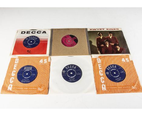 Sixties 7" Singles, approximately two hundred and fifty singles and a few EPS, mainly of Sixties artists including The Kinks,