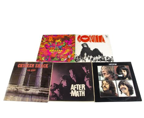 Sixties LPs, five original albums comprising Cream - Disraeli Gears (Stereo - Front Laminated - Apple / Immediate credits EX/