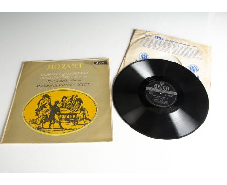 Classical LP / SXL 6087, Mozart Clarinet Quintet LP - Original UK ED 1 Stereo release 1964 on Decca (SXL 6087), The Vienna Oc