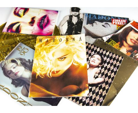 Madonna Memorabilia, a large collection of Madonna Items including four Programmes, Justify My Love Shop Display, 1987 Concer