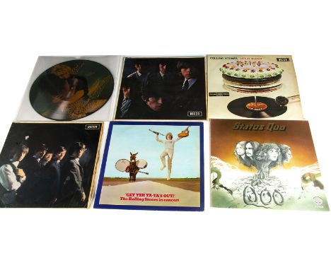 LP Records, approximately thirty albums of various genres with artists comprising The Rolling Stones, Rod Stewart, Bob Seger,