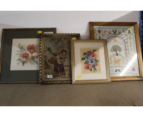 Four tapestry pictures
