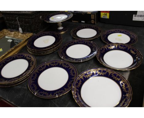 Spode Copeland china, plates, bowls and tazza