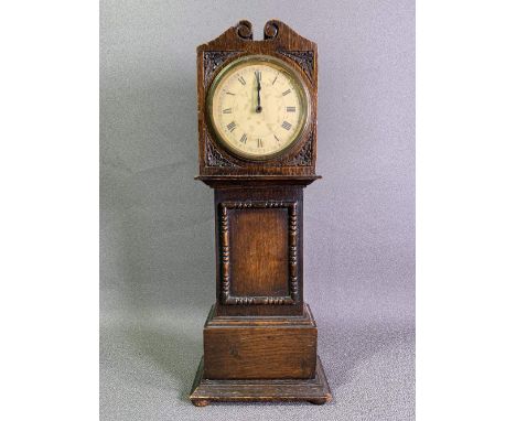 MODEL LONGCASE CLOCK - labelled 'X.L.', 48cms H