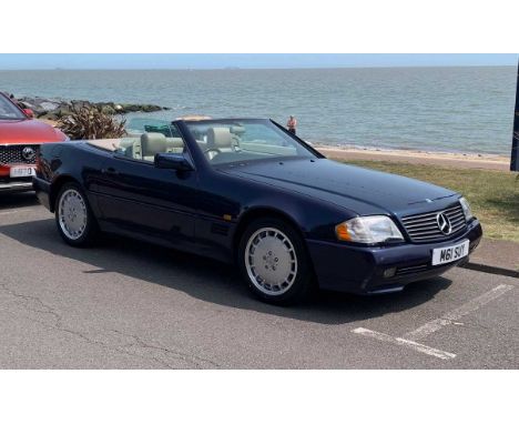 A 1995 Mercedes SL500 automatic convertible 4973ccRegistration No. M61 SUYChassis No. WDB1290672F113686Engine No. 11997222014