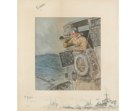 ‡Charles Johnson Payne (Snaffles) (1884-1967) T.B.D.'s The Beef Convoy Signed Snaffles (in pencil, to backing sheet) Coloured
