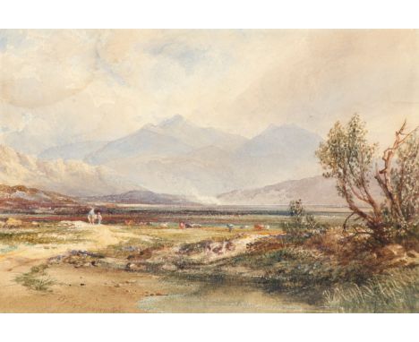 Anthony Vandyke Copley Fielding POWS (1787-1855) In the Highlands, Scotland Signed and dated Copley Fielding 1842 (lower left