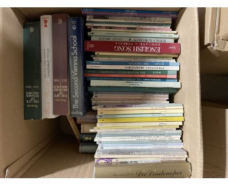 A large collection of books on the subject of classical music / composers / conductors. Many early and first editions. Mostly