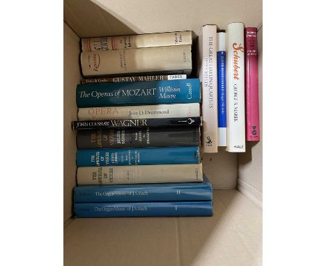 A large collection of books on the subject of classical music / composers / conductors. Many early and first editions. Mostly