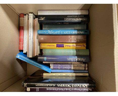 A large collection of books on the subject of classical music / composers / conductors. Many early and first editions. Mostly