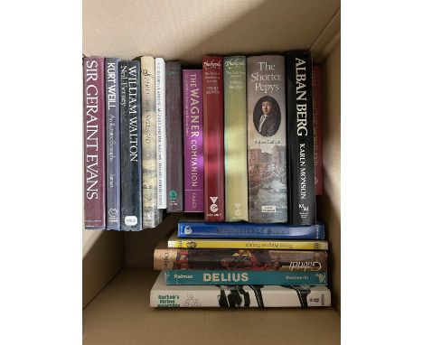 A large collection of books on the subject of classical music / composers / conductors. Many early and first editions. Mostly