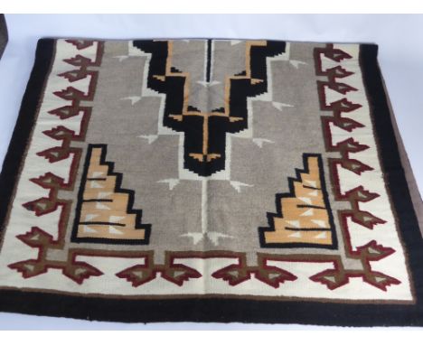 A Vintage USA Navaho Rug from the Klagetoh Area, approx 130 x 215 cms.