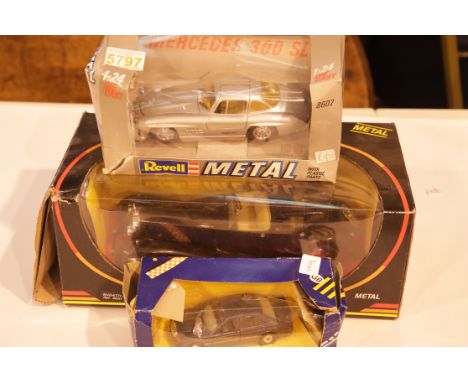 Three diecast cars Corgi, Solido and Revell. P&amp;P Group 1 (£14+VAT for the first lot and £1+VAT for subsequent lots) 