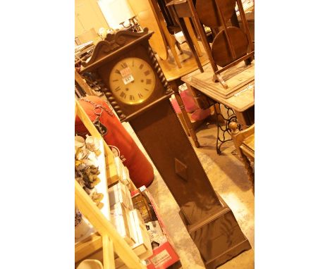 Oak granddaughter clock. Not available for in-house P&amp;P. 