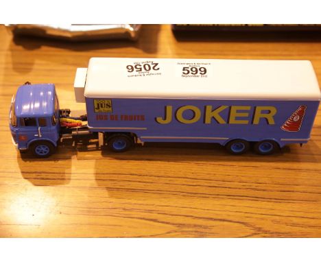 IXO 1:43 Scale 'Joker Juices' HGV &amp; Trailer - Unboxed. P&amp;P Group 1 (£14+VAT for the first lot and £1+VAT for subseque