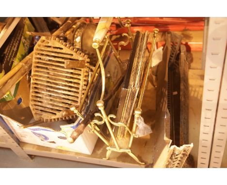 Mixed items including fireguards, light shades, walking sticks etc. Not available for in-house P&amp;P. 