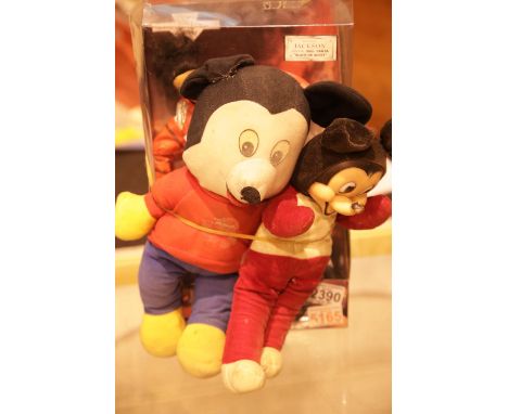 Two Mickey Mouse toys and a Michael Jackson singing doll. P&amp;P Group 2 (£18+VAT for the first lot and £3+VAT for subsequen