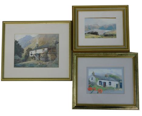 After Heaton-Cooper. Coloured print, and two others (3).