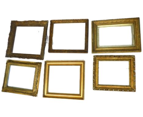 Picture frame, 56cm x 60cm, picture size, 43cm x 47cm, and five others (6).