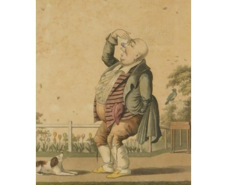 G Hunt (19thC) after Michael Egerton. 'A Glorious Day, Not a Cloud to be Seen', coloured aquatint, 29cm x 23cm.