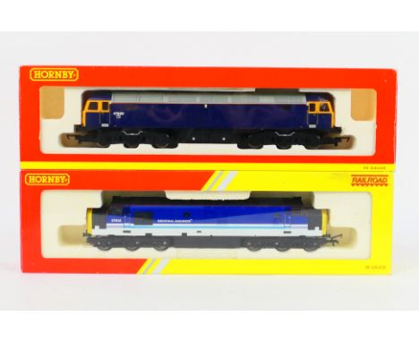 Hornby - Two boxed Hornby OO gauge diesel locomotives. Lot consists of R2775 Class 37 Op.No.37144 in Regional Railways livery
