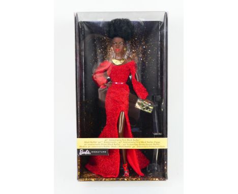 Mattel - Barbie - A limited edition boxed Barbie Signature 40th Anniversary First Black Barbie. The doll appears Mint in Very