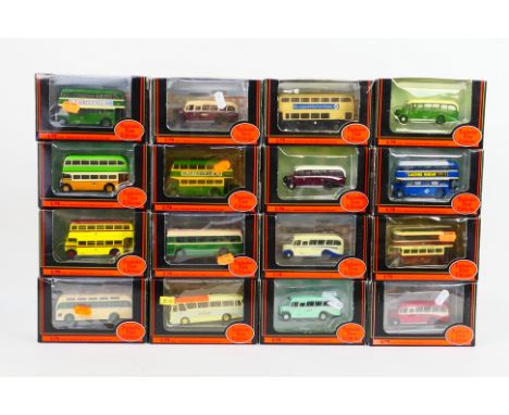 EFE - 16 x boxed bus models in 1:76 scale including Leyland PD2 in Great Yarmouth livery # 16115, Leyland PD2 in Liverpool Co