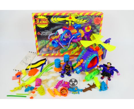 Playmates - Toxic Crusaders - A boxed Playmates #2507  Toxic Crusaders 'Apocalypse Attackcopter'. The item comes with a pleth
