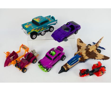 Kenner - M.A.S.K. - A group of six unboxed M.A.S.K. vehicles by Kenner. Lot includes Skybolt; Hurricane; Detonator and simila