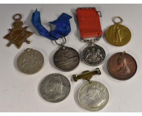 Medals, Miscellaneous: Royal Navy, George V, Naval Reserve  Long Service and Good Conduct, named to SS. 1170 (DEV. B. 6040) H