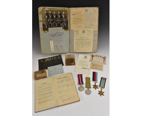 Medals, World War II, Local Interest, RAF, an Air Crew Europe casualty group of four, for 1076760 Ft Sgt. Clifford Owen Tyler