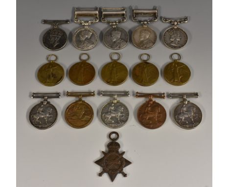 Medals, British India/Raj, World War One &amp; Later, miscellaneous: 1914-15 Star, named to 492 Dvr Feeroza Din. R. G.A, (1);