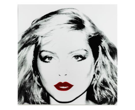 Andy Warhol, 1928 Pittsburgh – 1987 New YorkDEBBIE HARRY, 1980Offsetlithografie.90,5 x 90,5 cm.Hinter Glas gerahmt.Portrait d